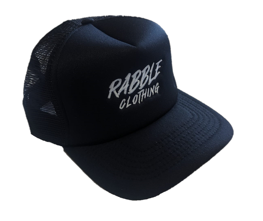 Rabble Black Trucker Cap