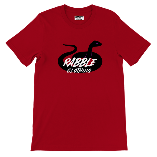 Rabble Snake Unisex Red Tee